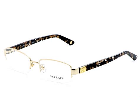 gold versace frames mens|versace rimless eyeglass frames.